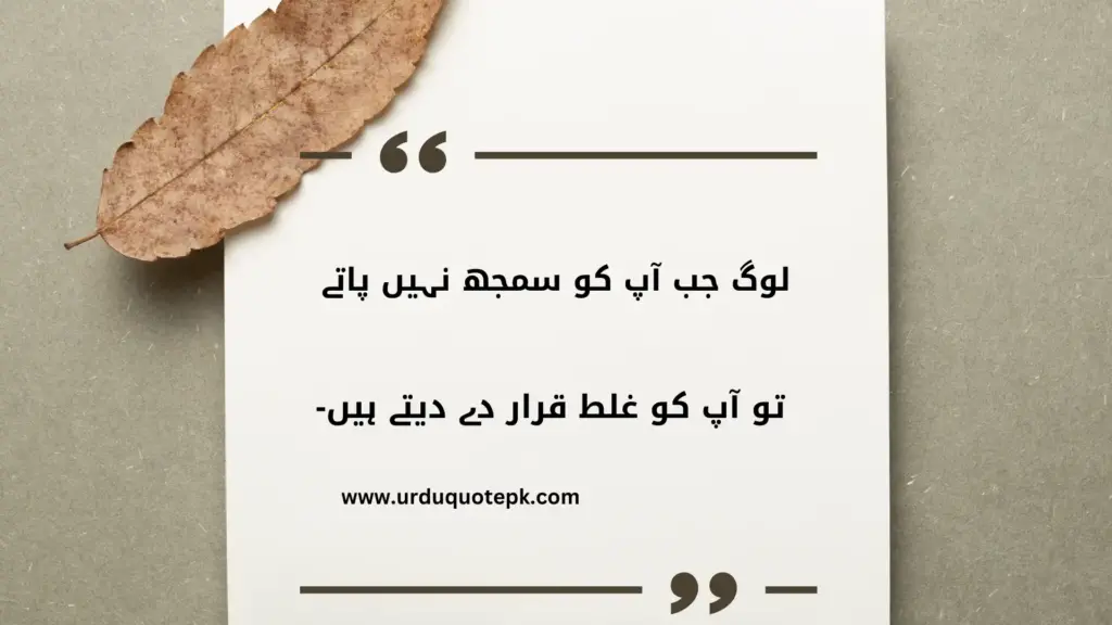 A Picture of Inspirational Urdu Quotes