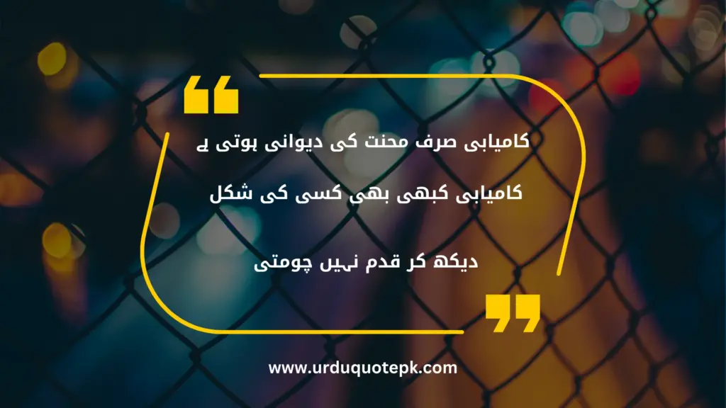 A Picture of Motivational Quotes in Urdu|Hindi