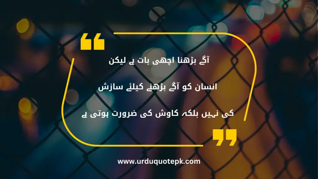 A Picture of Motivational Quotes in Urdu|Hindi