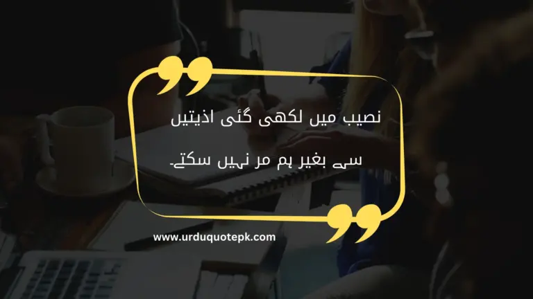 Best 20 Sad Urdu Quotes 2024 | Deep & Touching Emotions